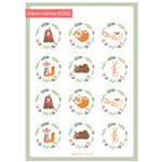 Stickers plancha Bosque BOHO 12s 1u